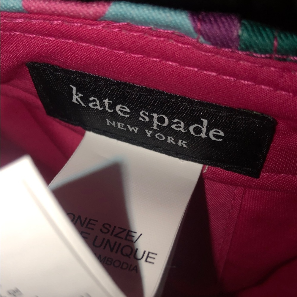 Kate Spade Orchid Bloom Baseball Cap - Picture 9 of 9